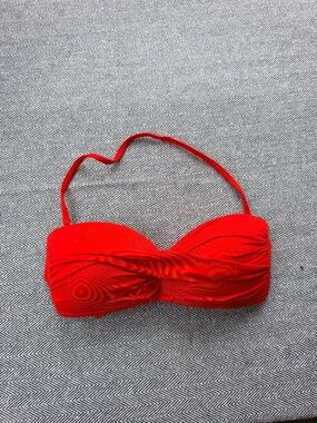 LA BLANCA Red Bikini Top